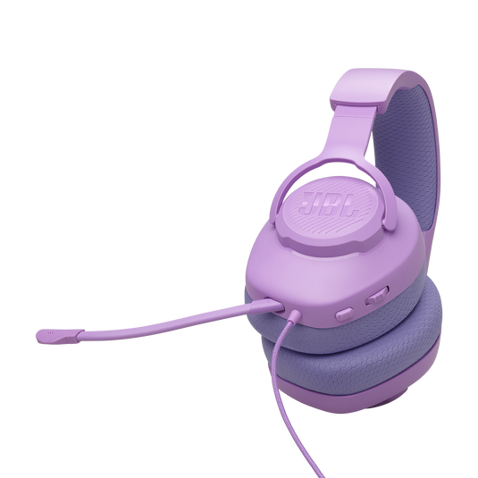 JBL Quantum 100M2 - Purple - Wired over-ear gaming headset with detachable mic and mute option - Detailshot 5 image number null